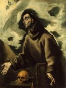 El Greco Saint Francis Receiving the Stigmata oil painting artist